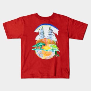 climat change history Kids T-Shirt